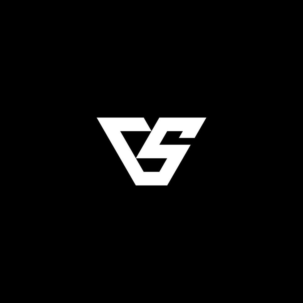 modern Letter VS or V5 logo concept vector