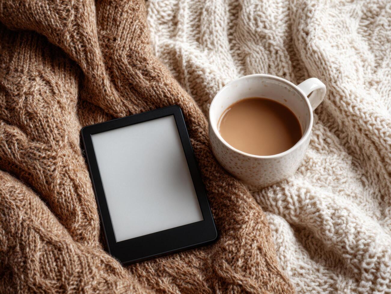 Comfortable Ereader Screen Template for Book Covers photo