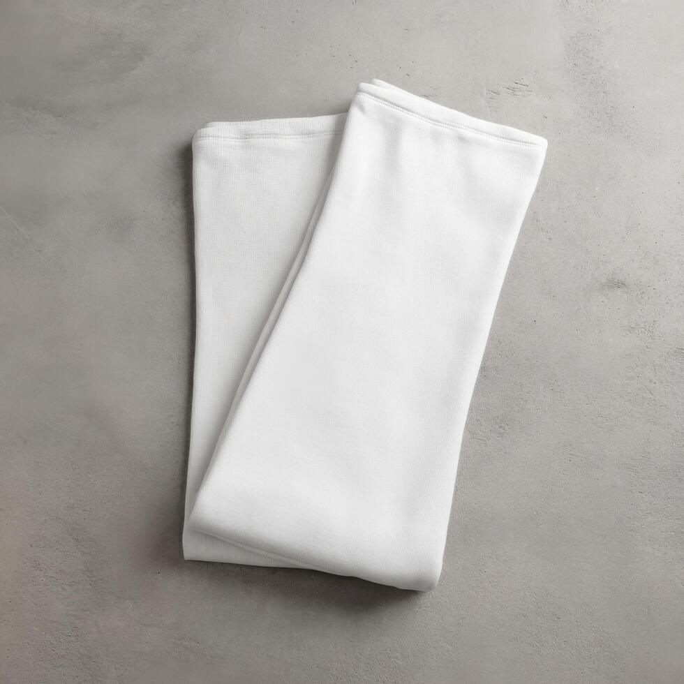 A Simple Top Down View Of A Leggings Template photo