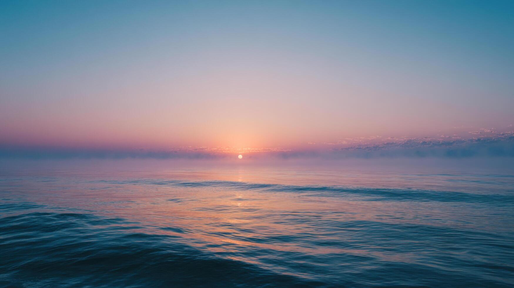 A Fresh And Calm Sunrise In A Tropical Location photo