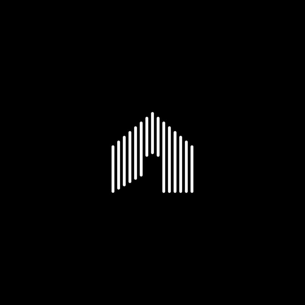abstract house logo concept for real estate vector