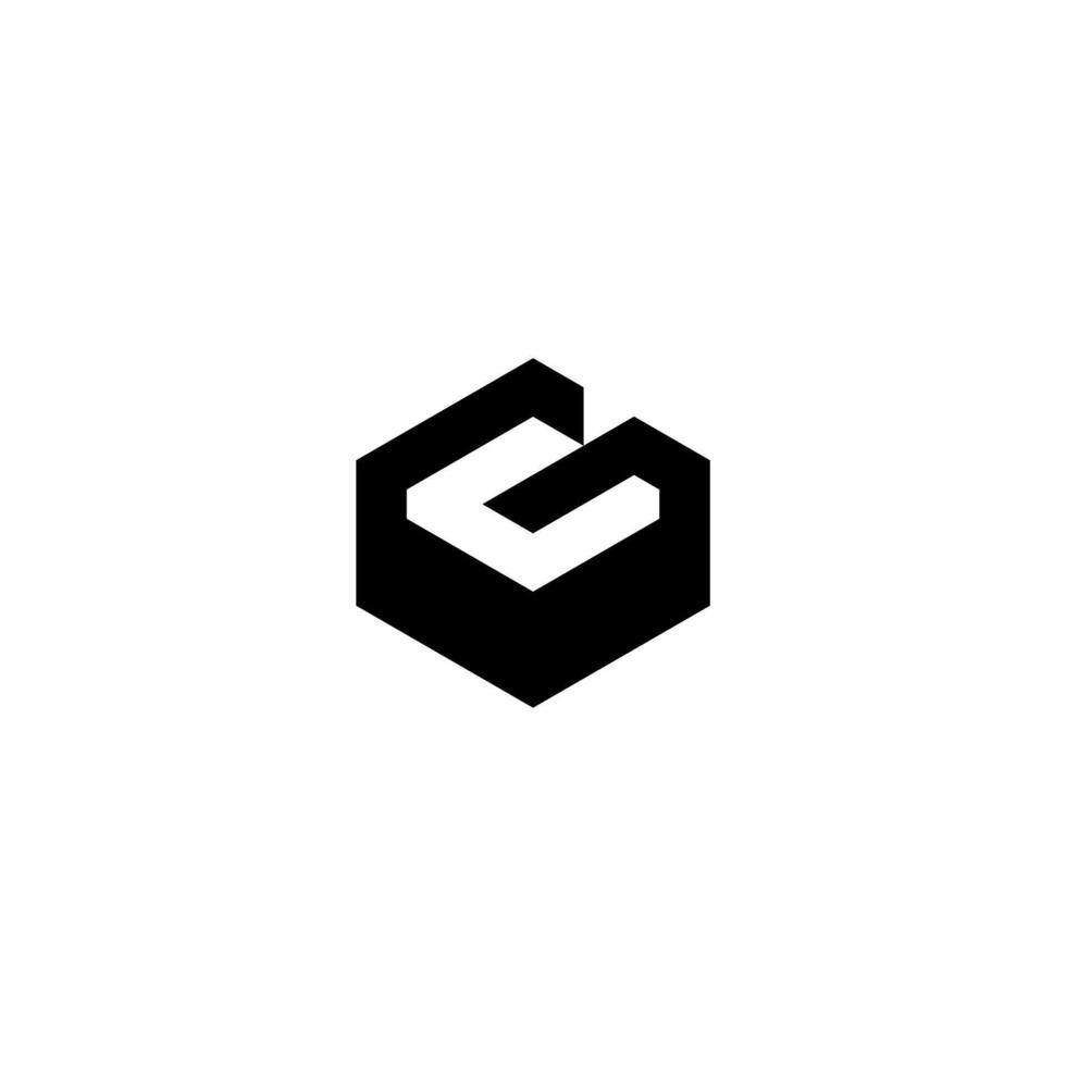 Letter GC or CG with Building concept logo for construction vector