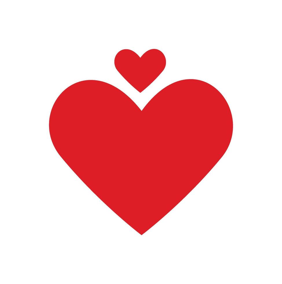 Charming heart icon symbolizing love, care, and affection perfect for dating apps, Valentine themes, and wellness content. Designed in modern line and fill styles vector