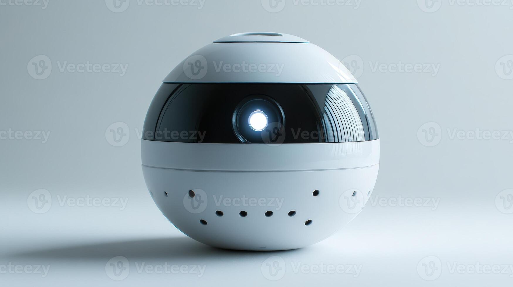Mini USB Desktop Vacuum Cleaner with Circular Design photo
