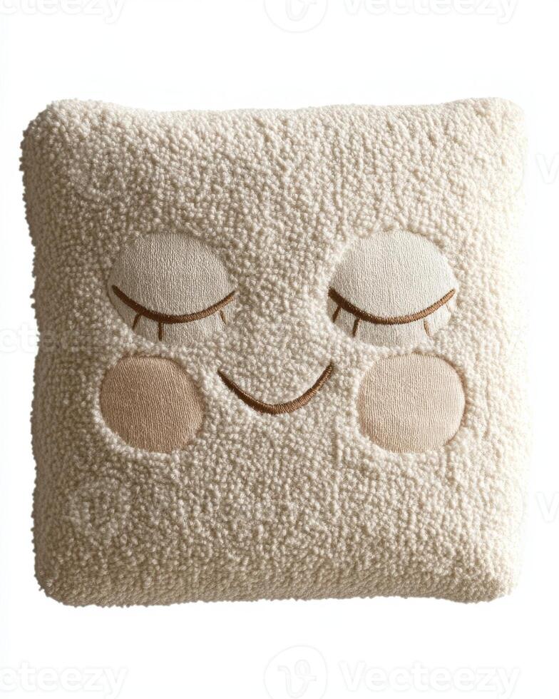 A Cute Pillow Stuffed with Smile photo