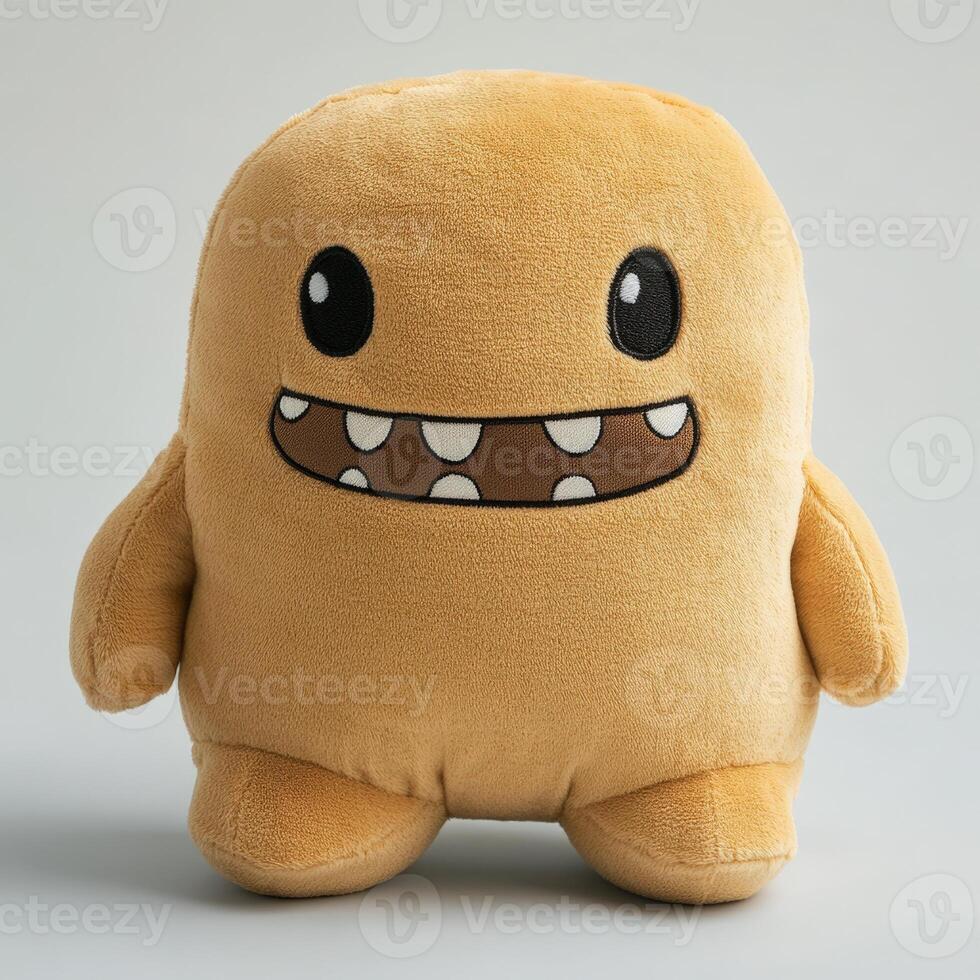 A stuffed animal with a big smile on its face photo
