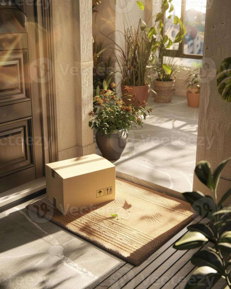Package Delivery on a Sunny Day photo