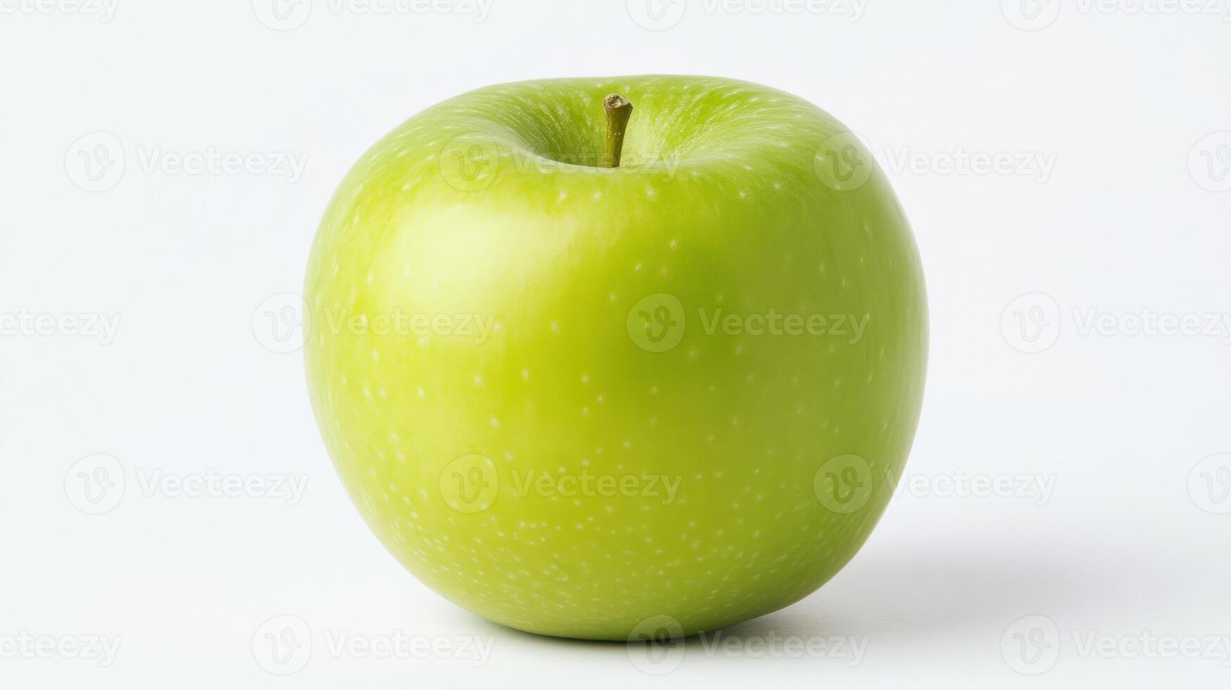 Green apple, isolated photo