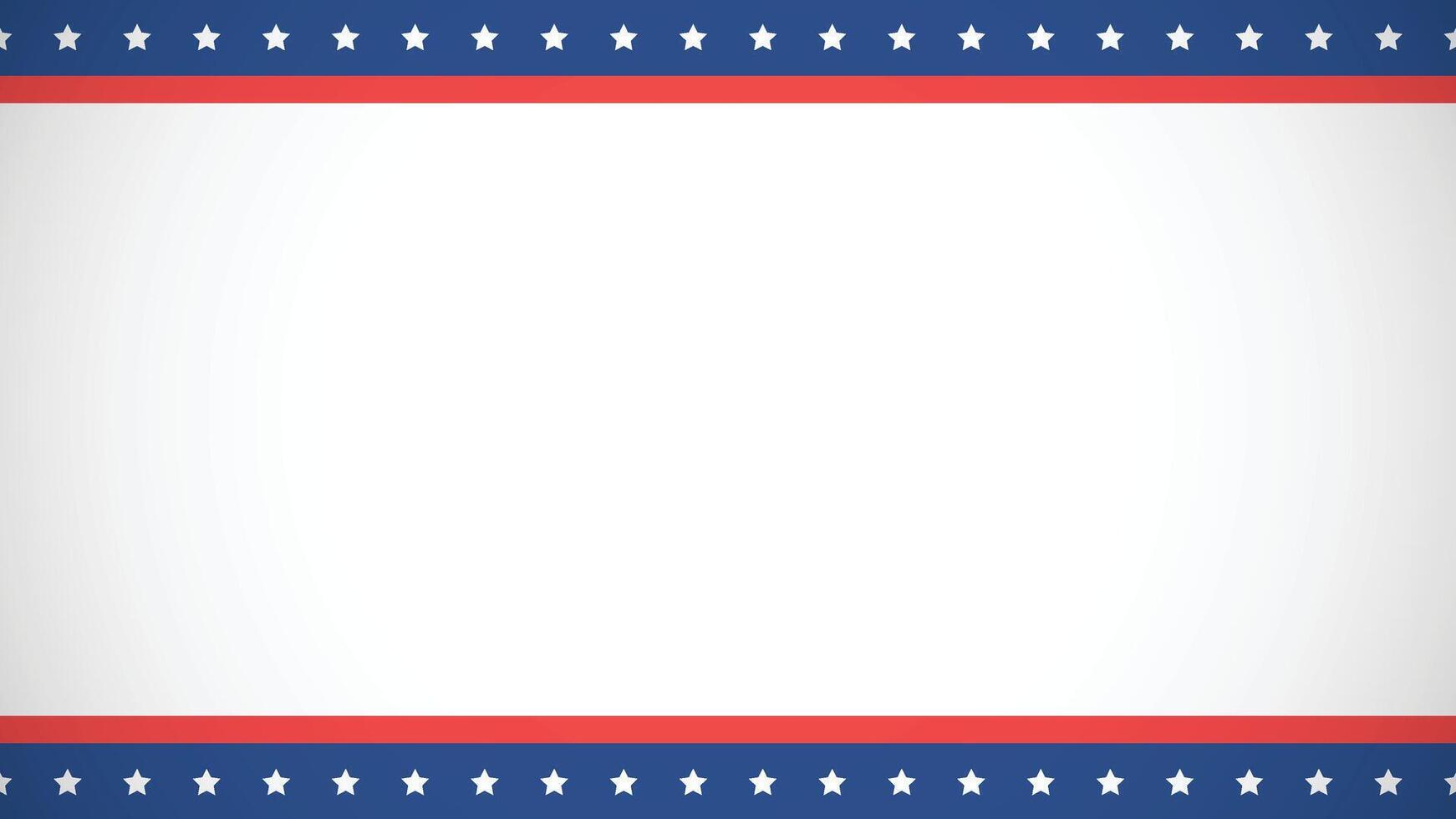 US flag symbols background border frame with copy space for text. . vector