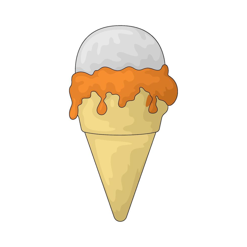 Fresh Ice Cream Cone vector