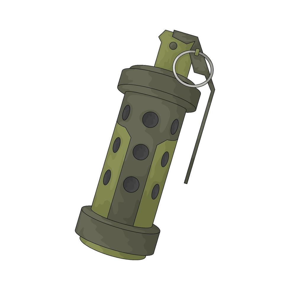 Army Smoke Grenade vector
