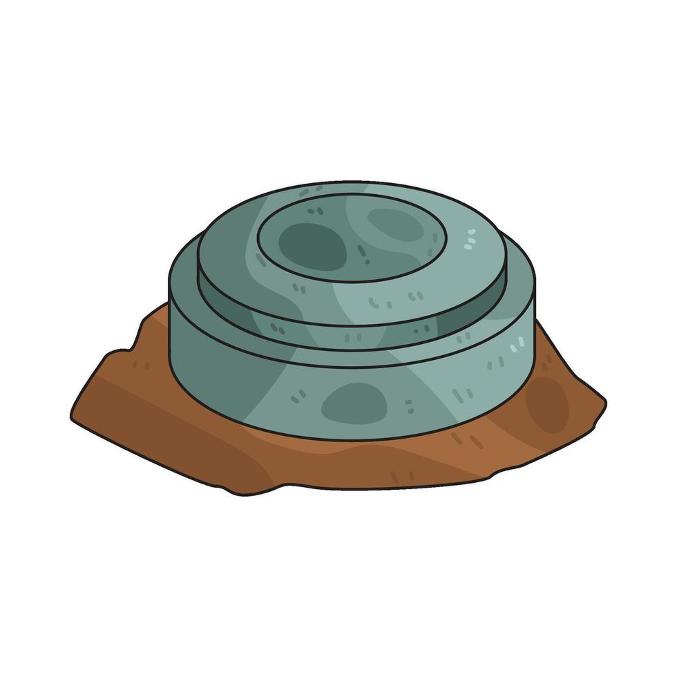 Illustration of Army landmine vector