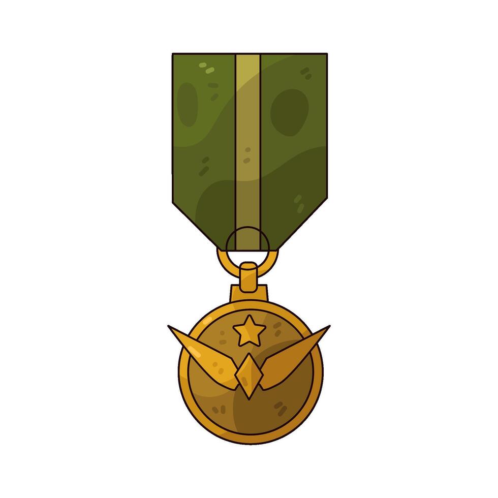 Illustration of a Military Medal vector