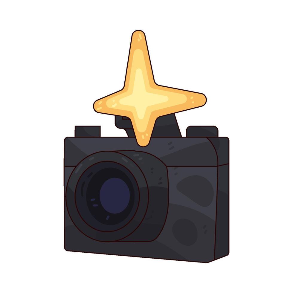 Illustration of Camera Flash vector