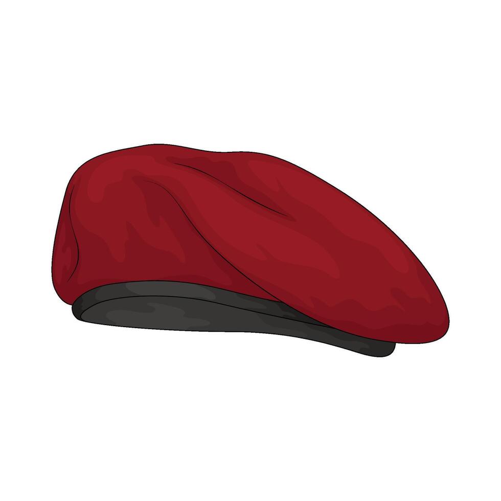 Illustration of Military Beret vector