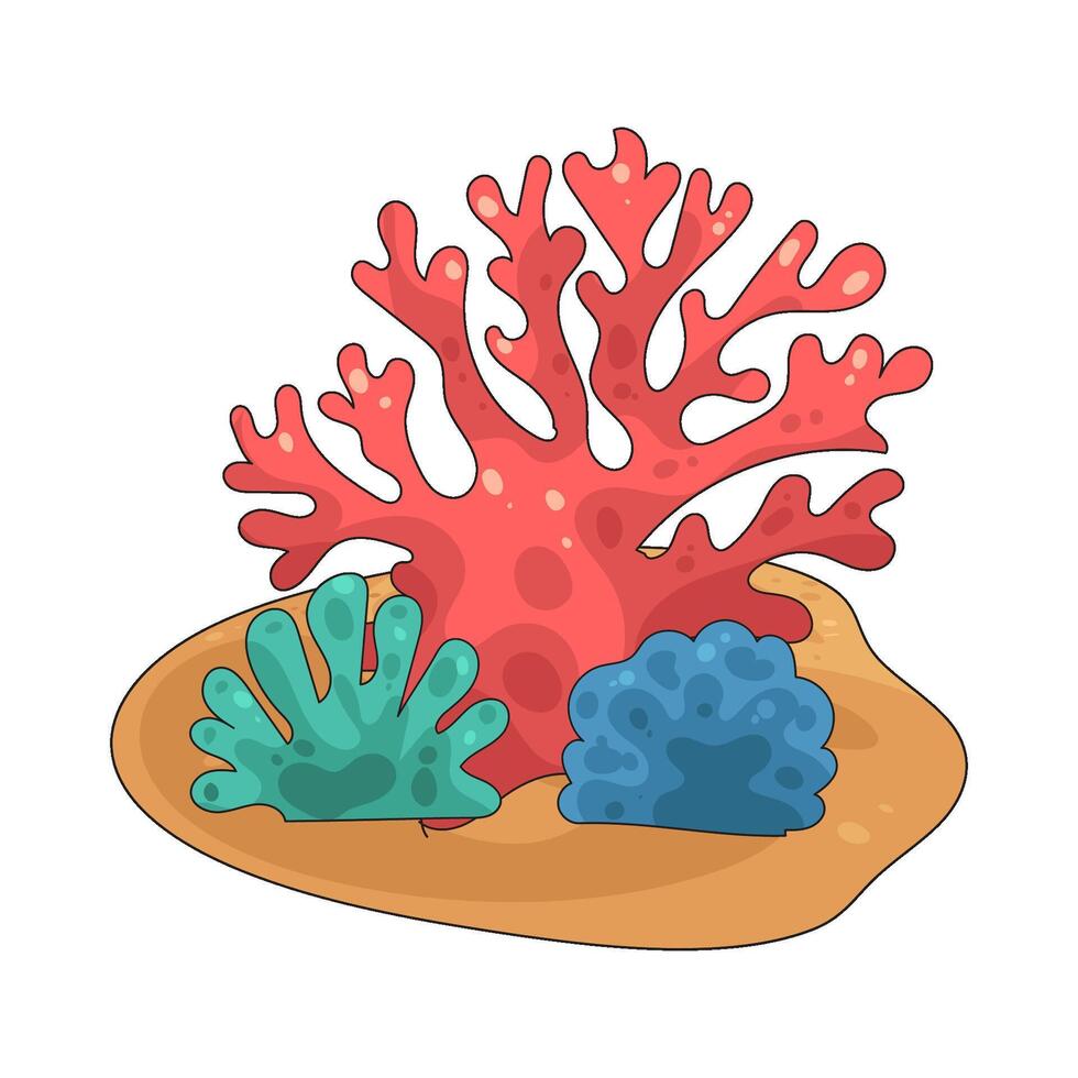 Sea Coral Reef vector