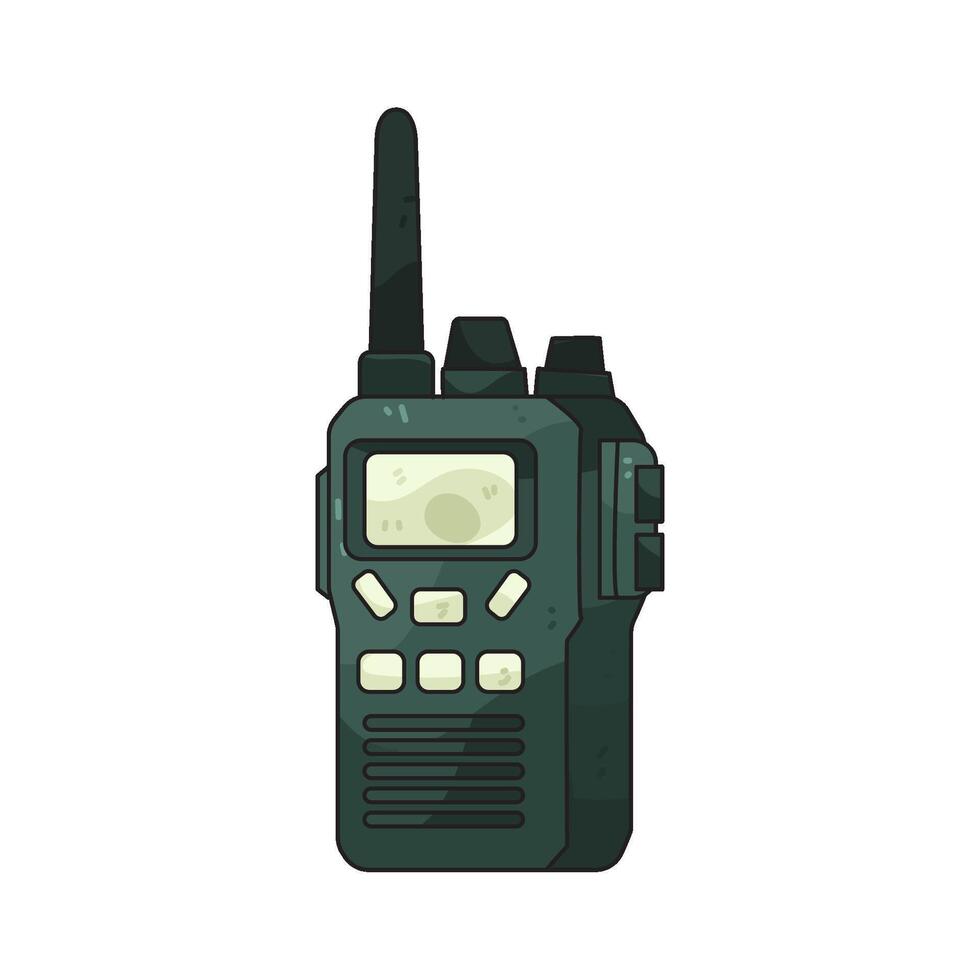 Military Walkie Talkie vector