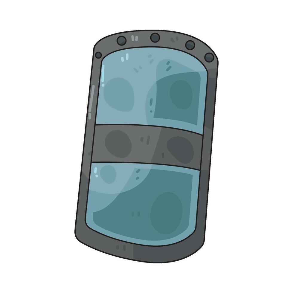 Illustration of Military Riot Shield vector