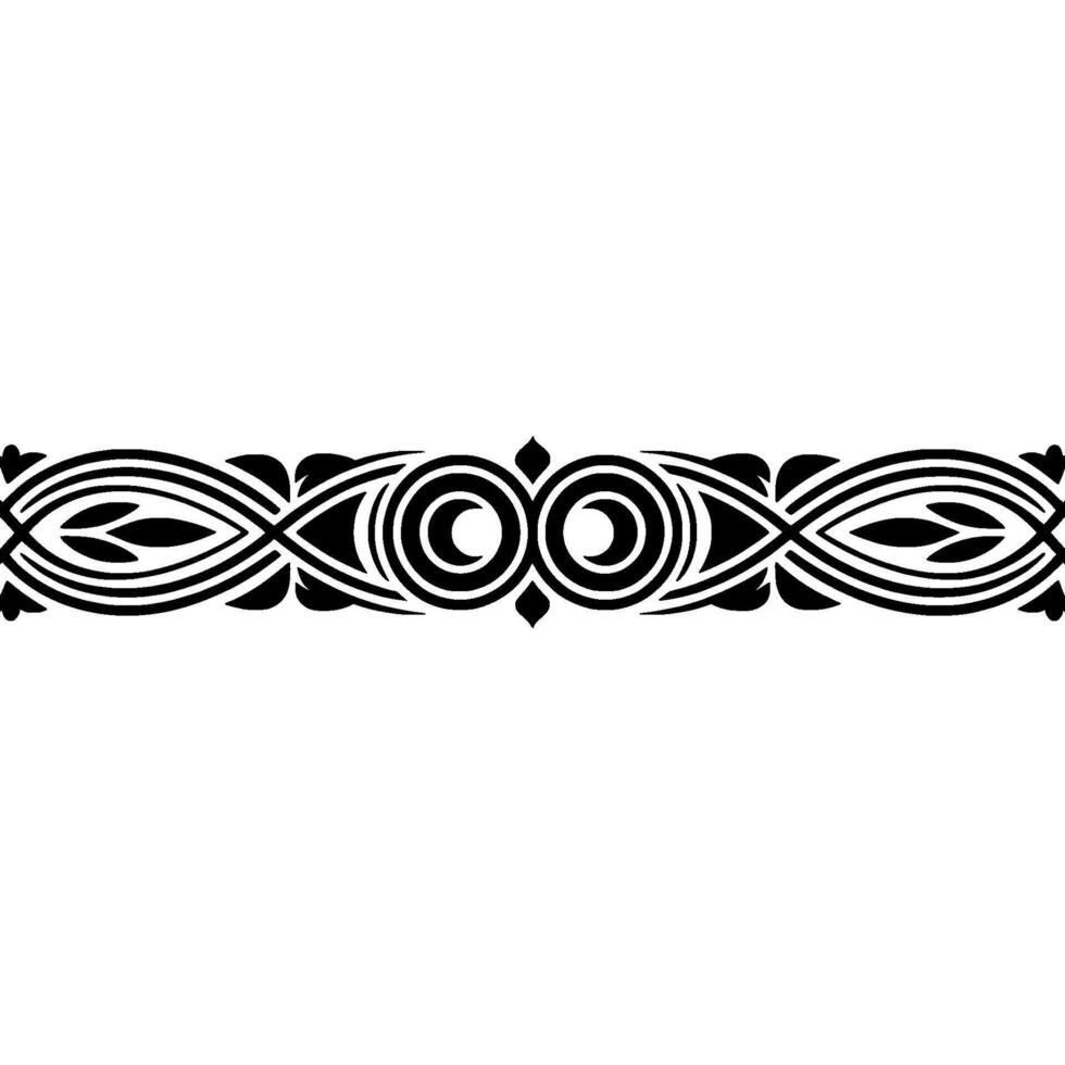 Ornate Black Border on White, Minimalist Elegance vector