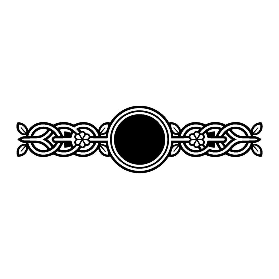 Elegant Celtic-Inspired Ornamental - Illustration vector
