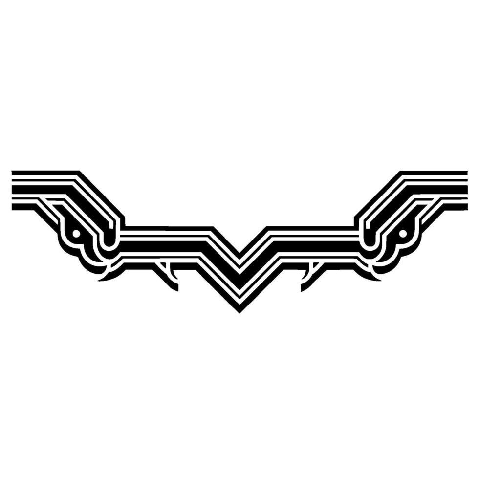 Minimalist Abstract in Black and White vector