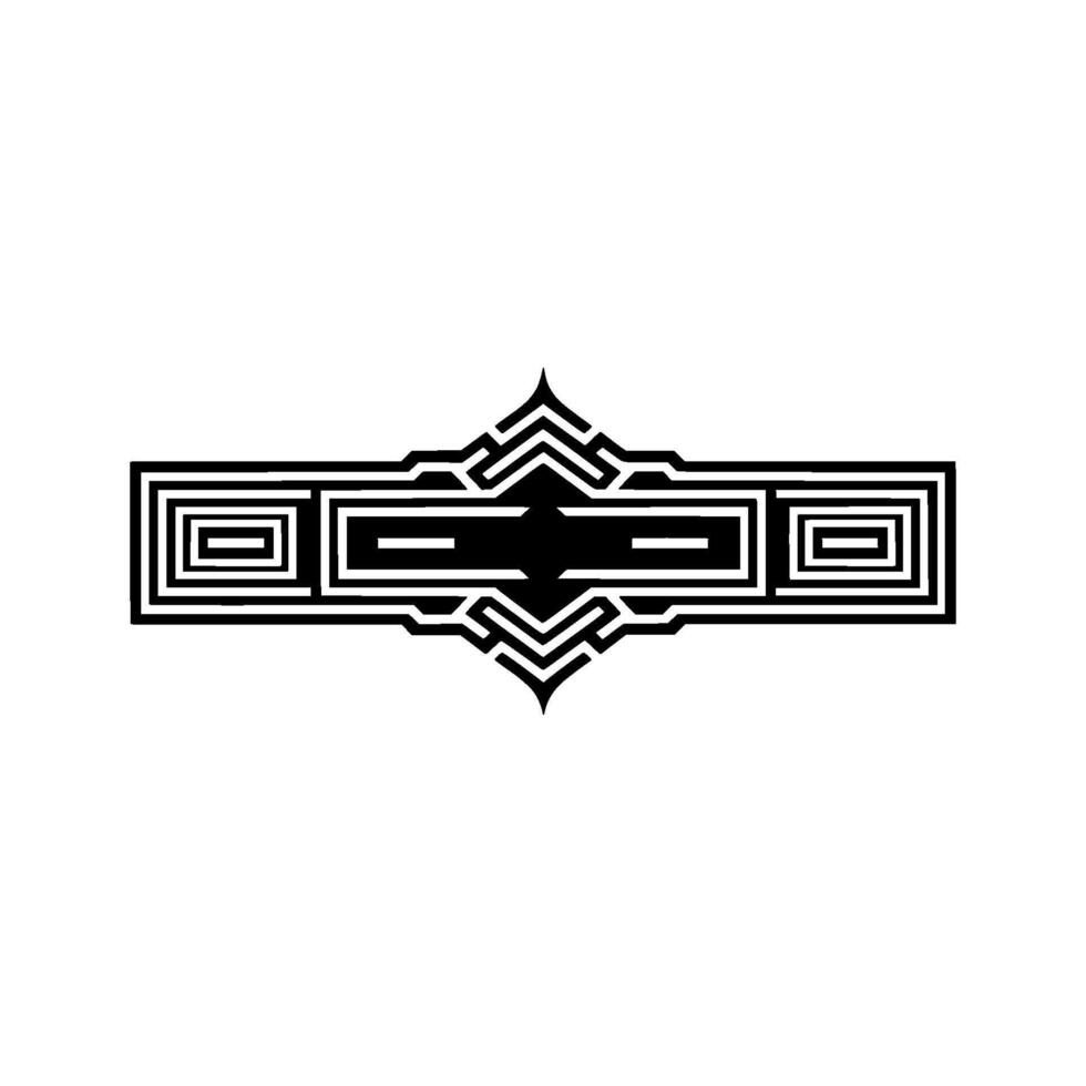 Geometric Abstract , Modern Symmetry on White Background vector