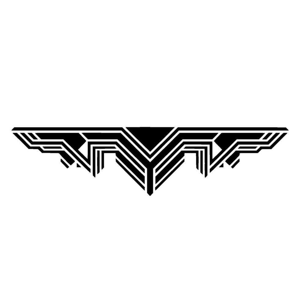 Geometric Art Deco on White, Minimalist Modern vector