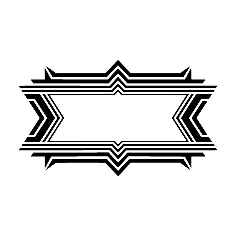 Geometric Banner Retro-Futuristic Abstract vector