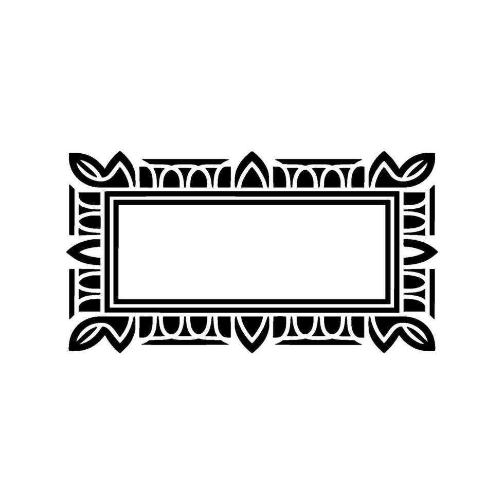 Art Deco Frame, Elegant Border, Vintage , Decorative Element, Leaf vector