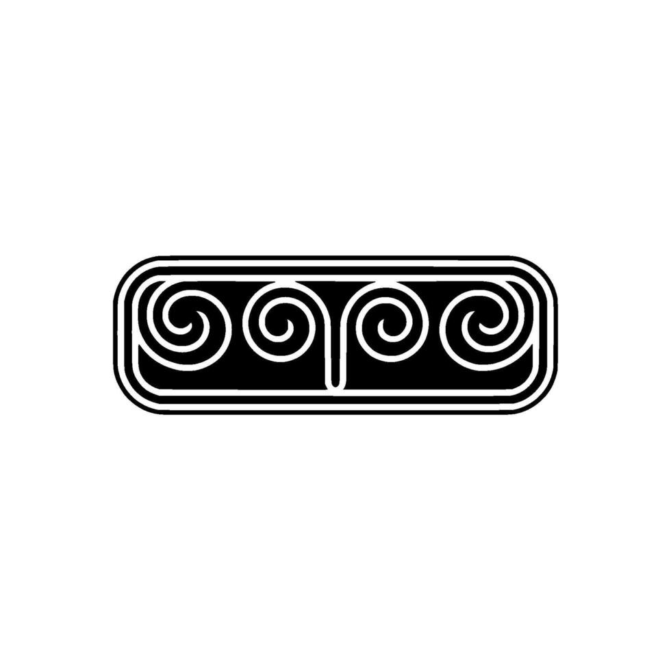 Abstract Spiral Emblem, Minimalist , Circular Motif, Modern vector