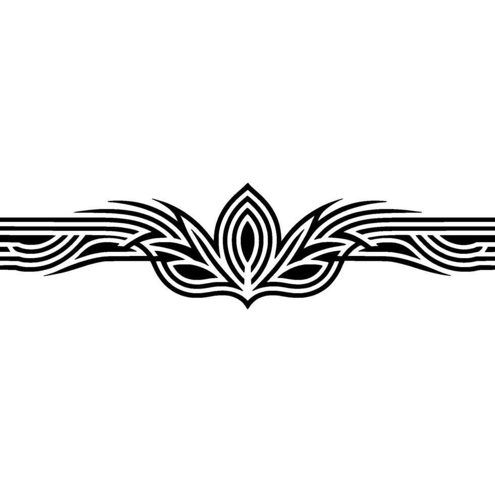 Intricate Tribal Border, Vintage Deco, Ornamental vector