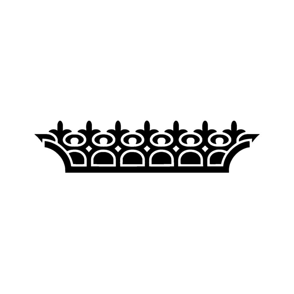 Geometric Crown Emblem, Minimalist , Symbolic Motif vector