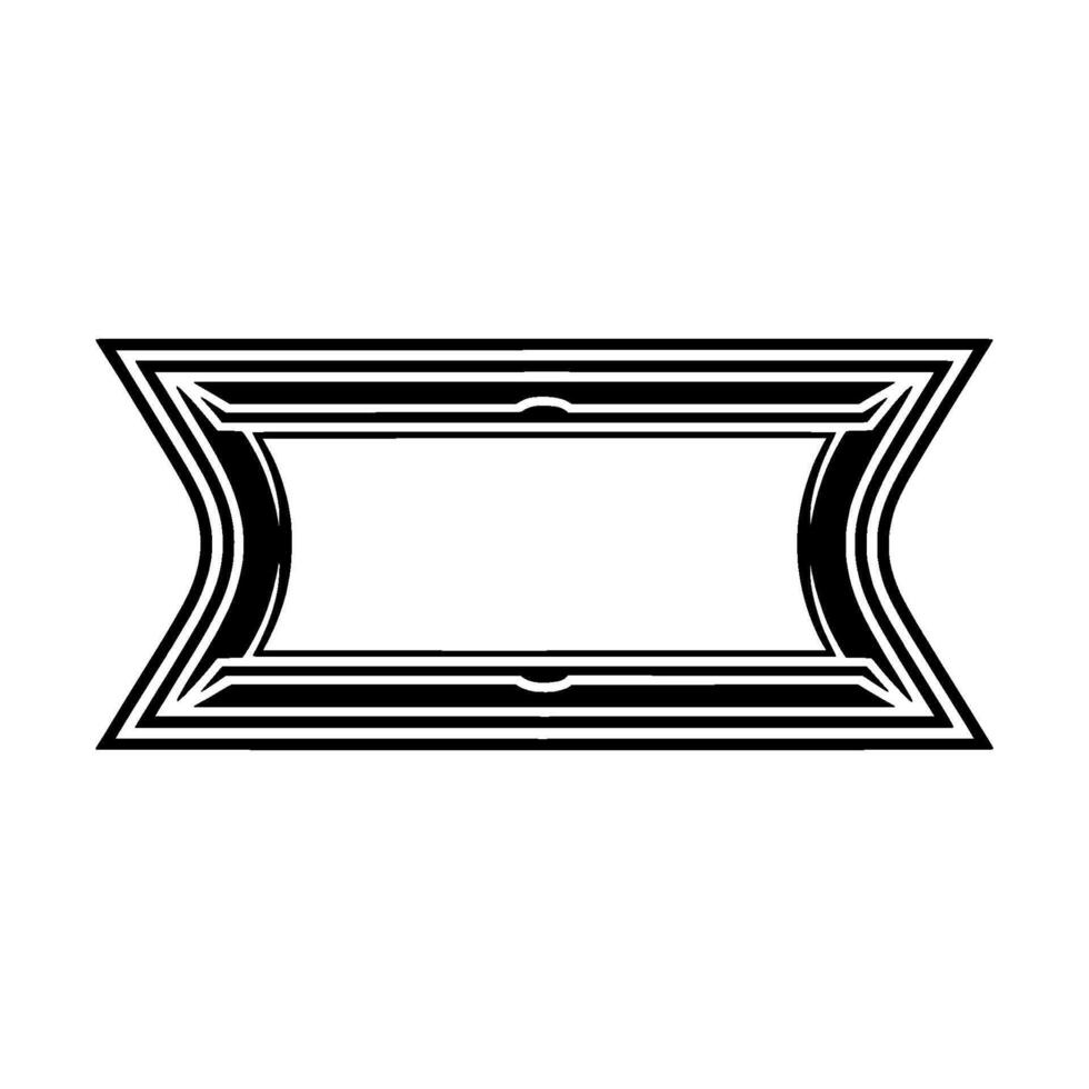 Geometric Frame, Elegant Border, Minimalist vector