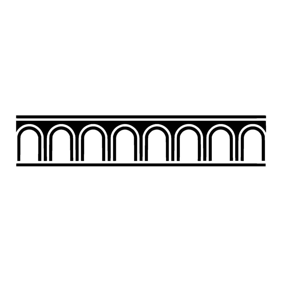 Geometric Archway Border, Streamlined, Arch vector