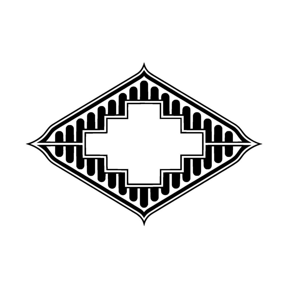 Geometric Southwestern Motif, Minimalist vector