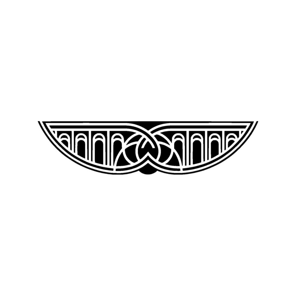 Intricate Celtic Knot Emblem, Vintage vector