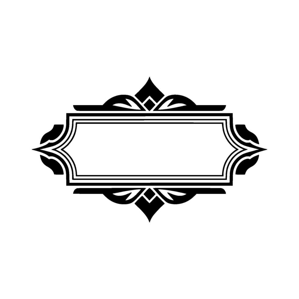 Art Deco Frame, Elegant Ornament, Vintage - Artdeco vector