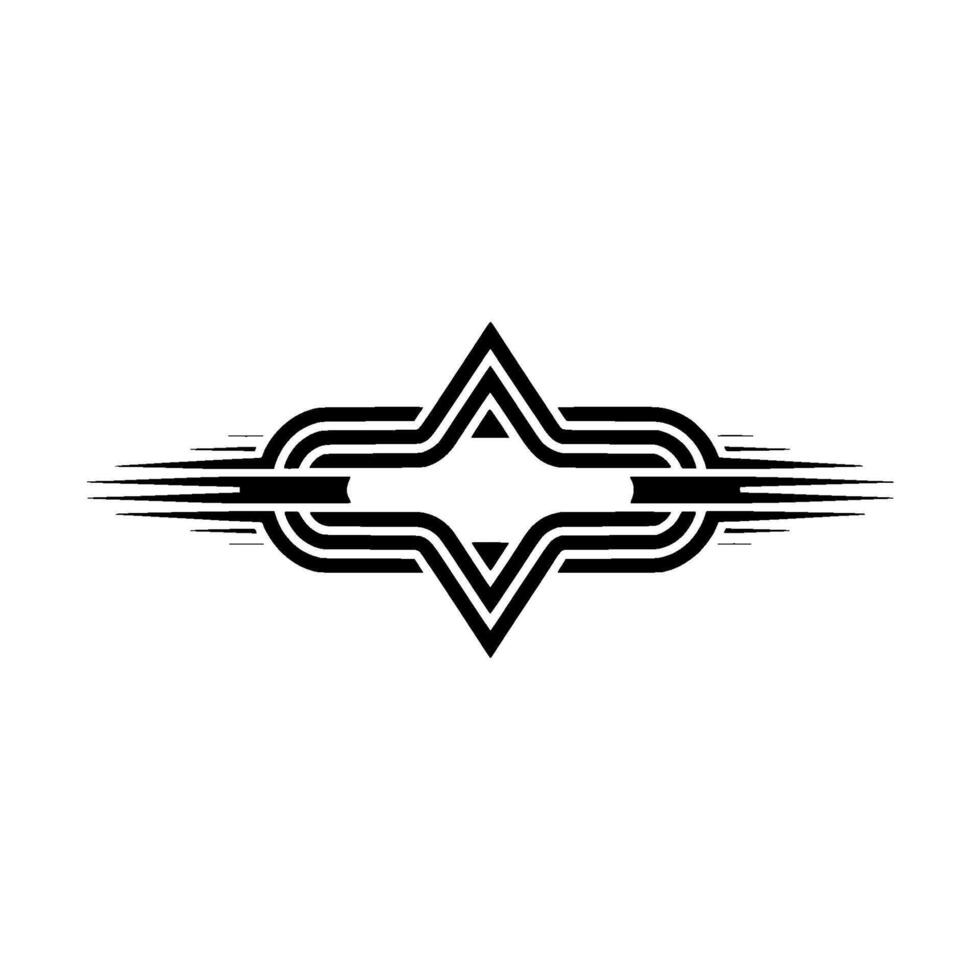 Geometric Southwestern Emblem, Dynamic Motion vector