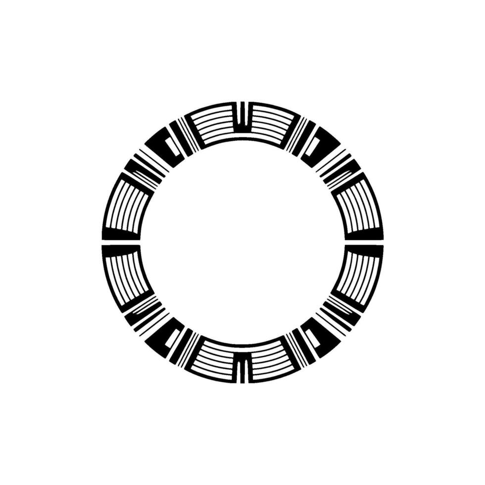 Geometric Rhythm Circular Abstract vector