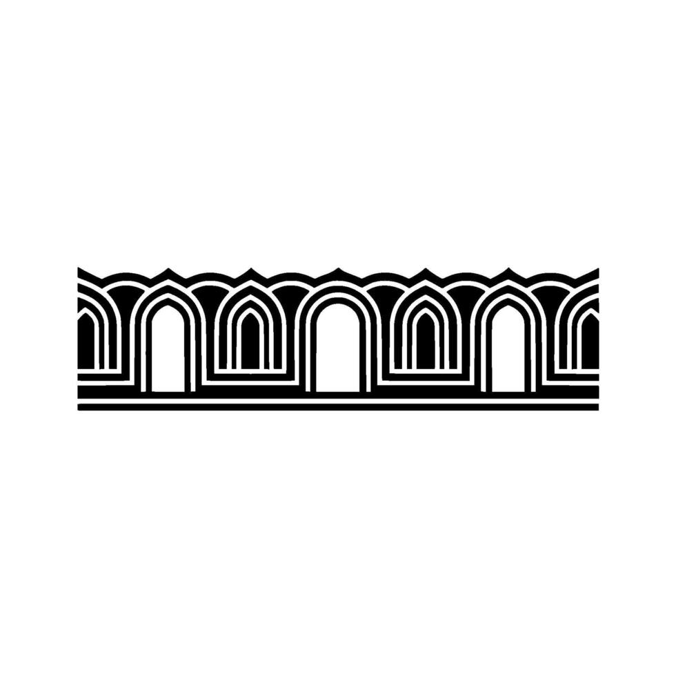 Geometric Archway Border, Minimalist - Arch vector