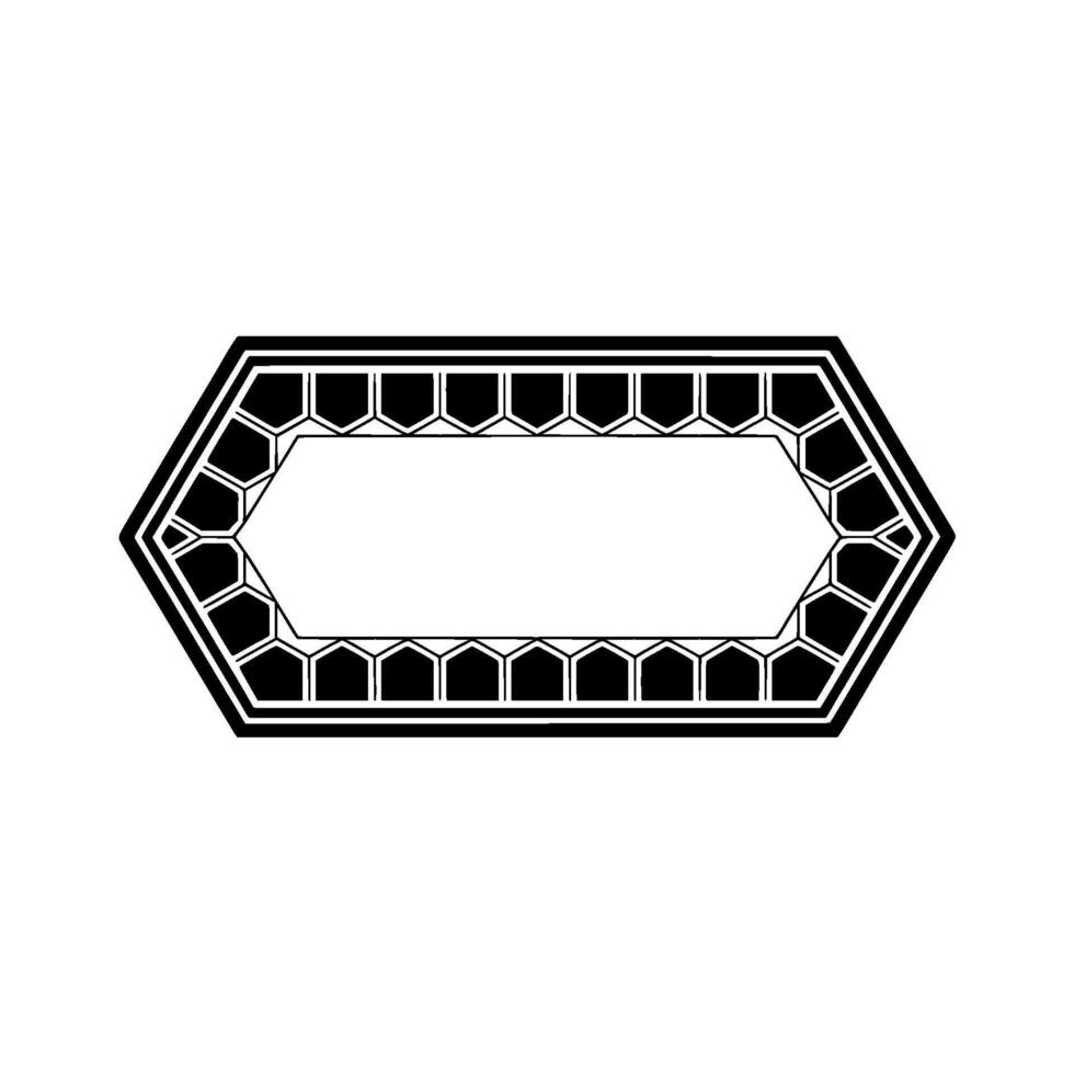 Geometric Hexagon Pattern, Minimalist , Modern Aesthetic vector