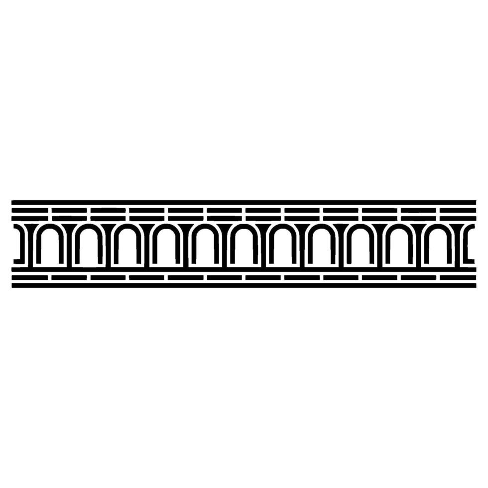 Geometric Rhythm Linear Pattern on Neutral Background vector