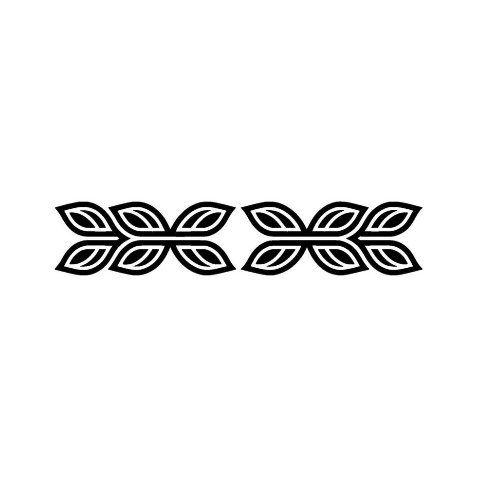 Stylized Leaf Motif, Minimalist , Subtle Texture vector