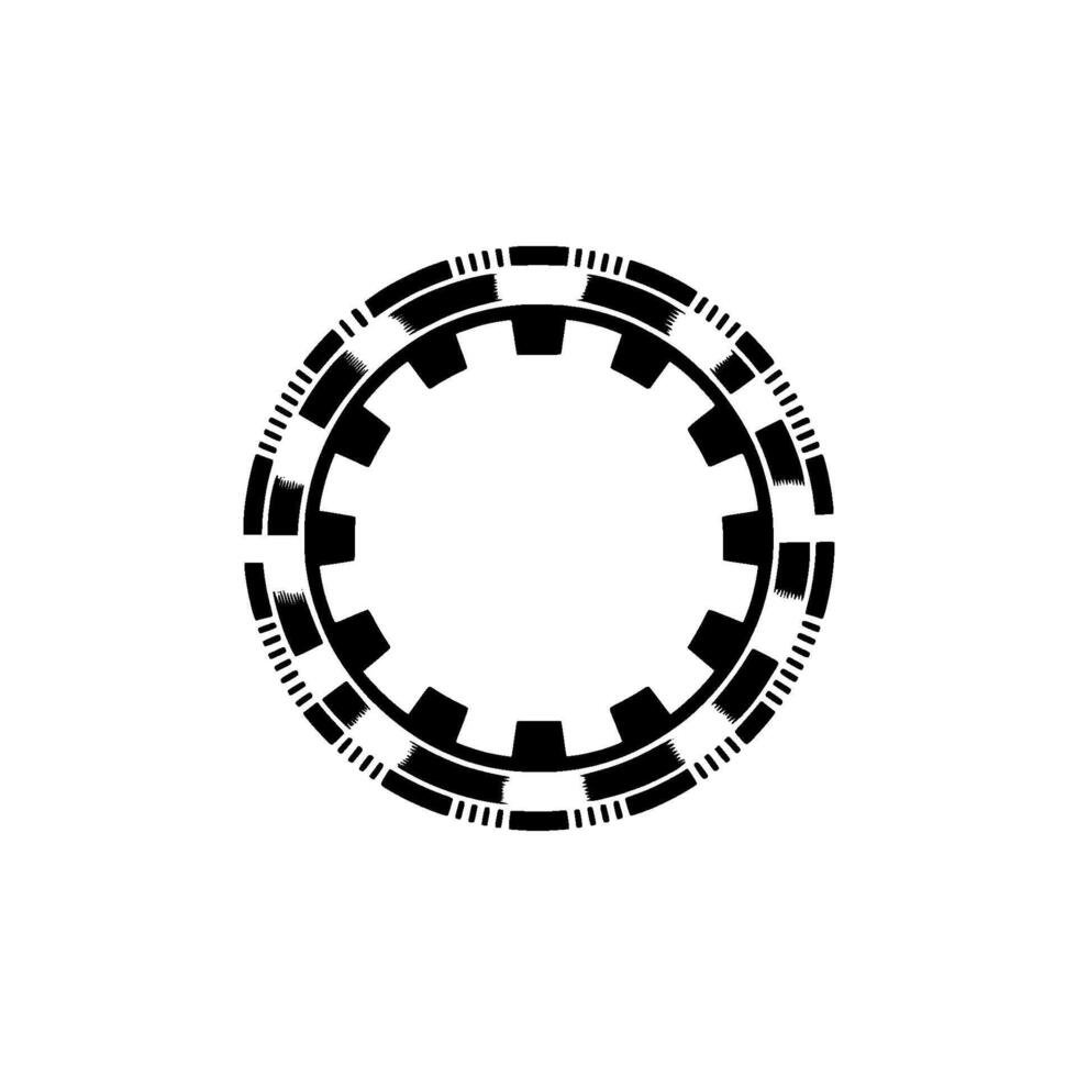 Geometric Radial Blur, Minimalist vector