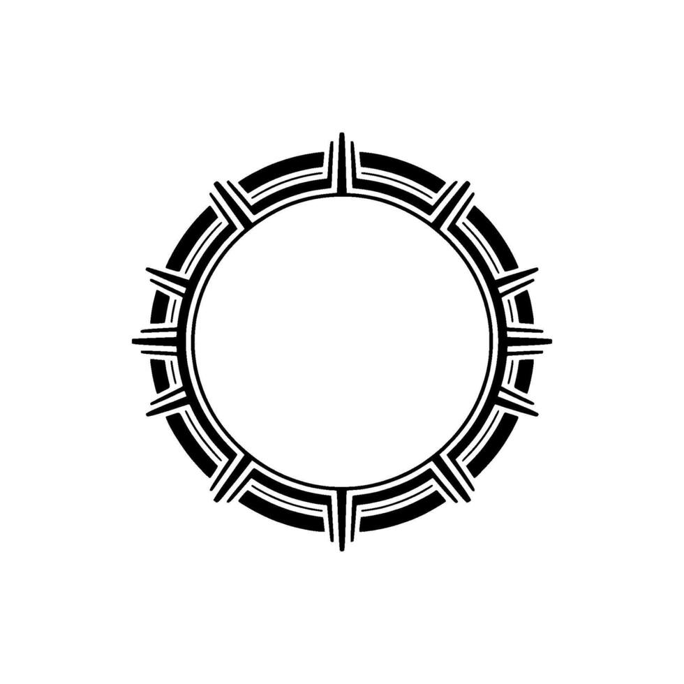 Geometric Portal, Minimalist Circle Motif, Geometry vector