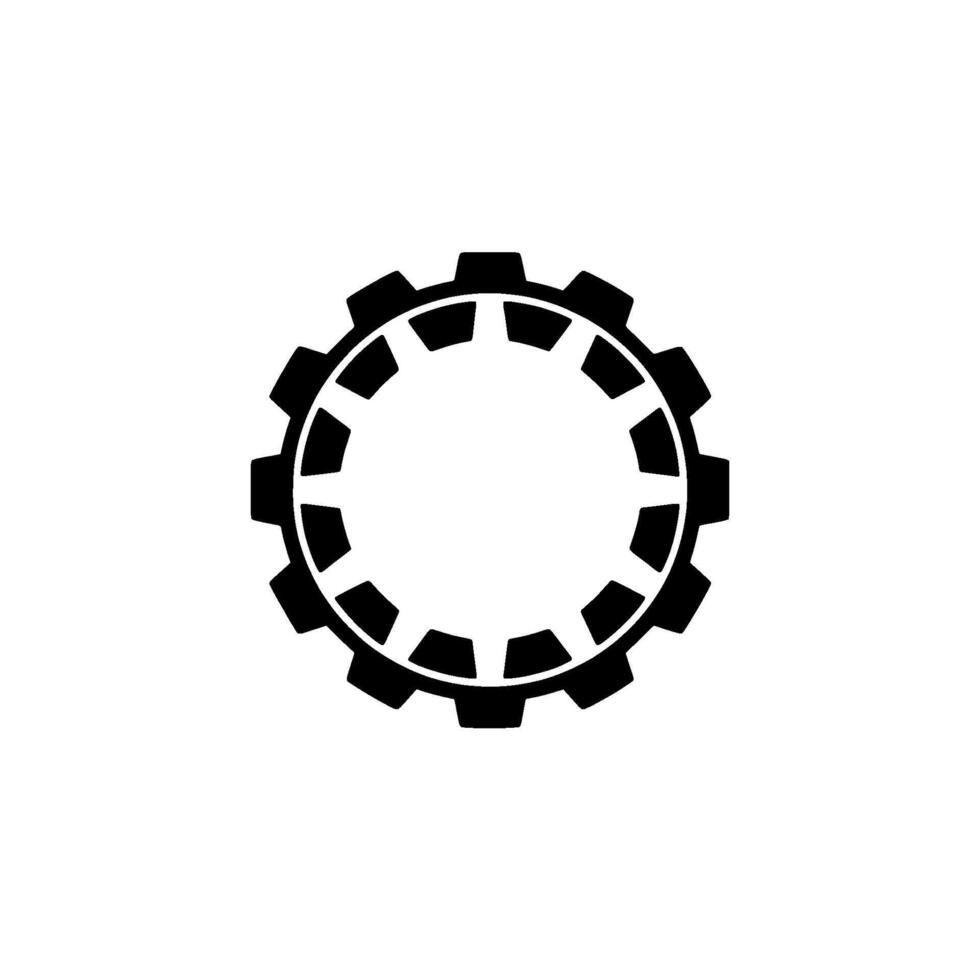 Minimalist Gear - Circular Motion, Industrial vector