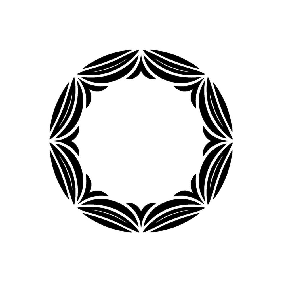 Geometric Circle Frame, Minimalist , Elegant Border, Abstract vector