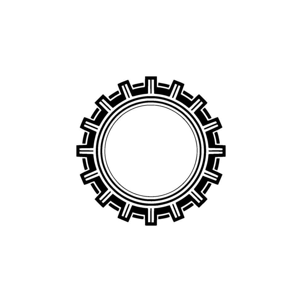 Geometric Circle Frame,Minimalist , Circular Motif - Decorative vector