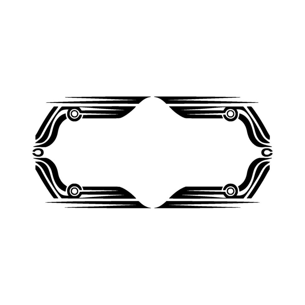 Geometric Frame, Minimalist ,Abstract Ornamentation vector