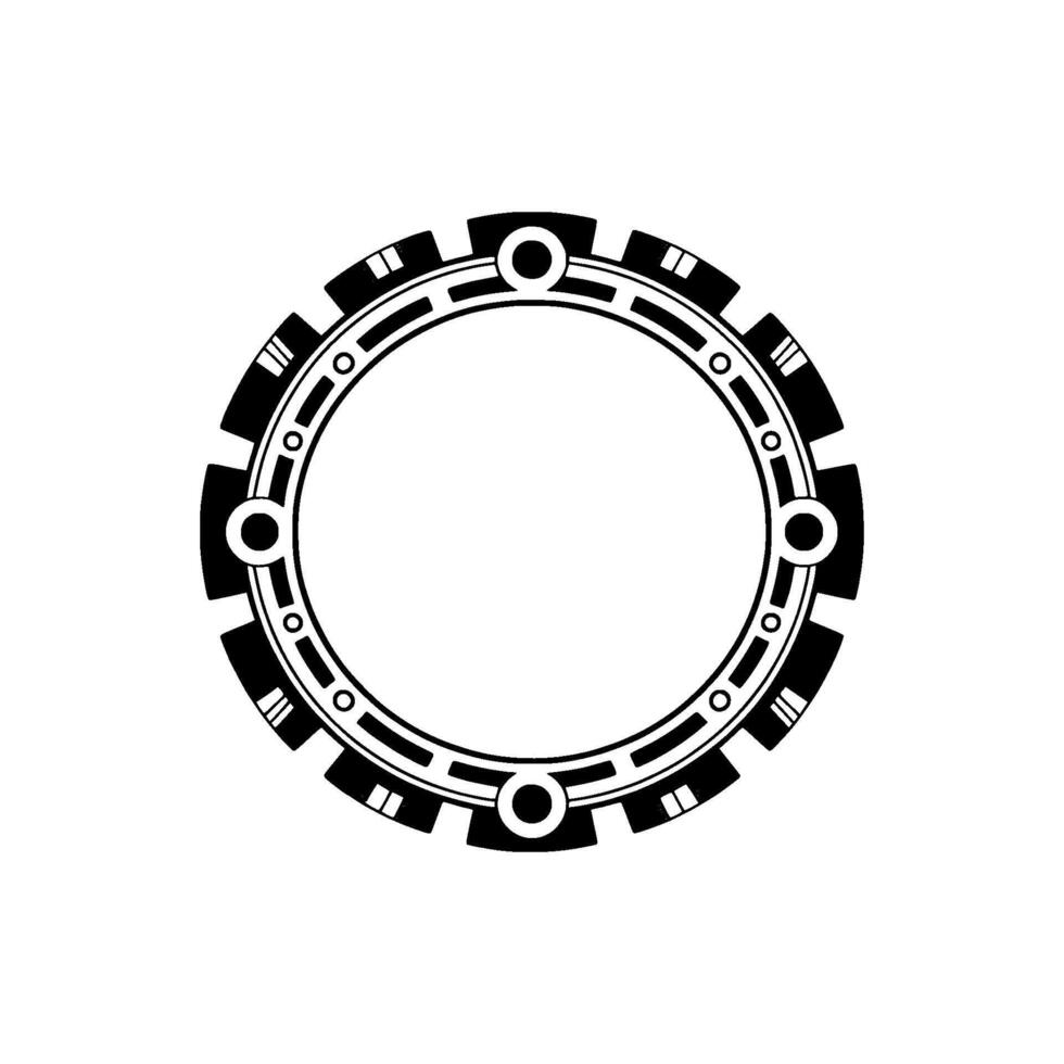 Geometric Cybernetic Frame, Minimalist vector
